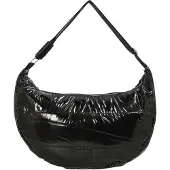 Seidenfeldt Glossy Nylon Norrlida Halfmoon - Schultertasche 45 cm (black)