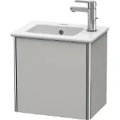 Duravit Waschtischunterschrank XSquare 41x28,9x40cm, wandhängend, T. li, betongr matt