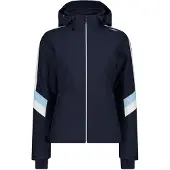 CMP Woman Jacket Zip Hood black blue (N950) 36