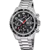 Festina Swiss Made Automatik Herrenuhr Schwarz Edelstahl F20055/4