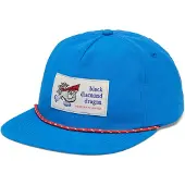 Black Diamond Snapback Cap Synthetic Rope