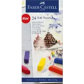 Faber-Castell CASTELL Softpastellkreiden Mini 24er Kartonetui 5 Stk