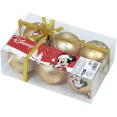Safta Christmas Balls 6 Cm Pack 10 Mickey Mouse Happy Smiles Mehrfarbig