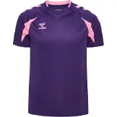 Hummel Hmlcore 2.0 Jersey S/S - acai/Baumwolle candy, Größe:S