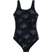 Bonprix Badeanzug mit leichter Formkraft, sportlicher Stil, mit Netzfutter