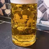 Luxentu Bierkrug ISAR 0,5 l mit Eichung - Stammtisch