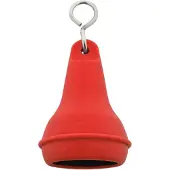 Combicraft Hotelschlüsselanhänger Mayfair mit offenem Boden 41x70mm Rot - 10 Stück