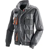 Terratrend Herrenjacke Grösse 48 dunkelgrau/schwarz/orange