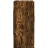 vidaXL Wandregal Wandhalterung Geräucherte Eiche 80 x 36 x 80 cm