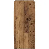 vidaXL Wandregal Wandhalterung Altholz 80 x 36 x 80 cm Holzwerkstoff