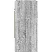 vidaXL Wandregal Wandhalterung Grau Sonoma 80 x 36 x 80 cm