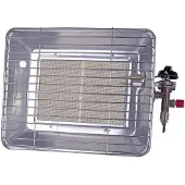 Rothenberger Infrarot-Baustrahler – 4200 W – mit Druckregler und Schlauch – Niedrige Stufe – Grau