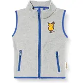 Playshoes Fleece Weste Uni Kinder Outdoor-Oberteil, grau/melange Die Maus, 152