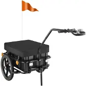 TecTake Fahrradanhänger CargoXpress 2 in 1 multifunktional ca. 148 x 64 x 81 cm