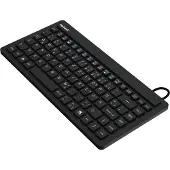 Keysonic KSK-3230IN (US) Mini-Industrie Tastatur, USB, schwarz, wasserdicht IP68, Mini, Kabelgebunden, USB, QWERTY, Schwarz