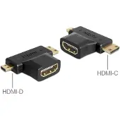 DeLOCK A/V-Adapter - Golden Anschluss - Schwarz