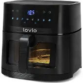 Lovio LVAF002BK PureFry XL Smart 6L Black