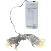 SELF IMPORT AGENCIES Lichterkette LED-Lichterkette, 20 Birnchen, für innen, Batteriebetrieb 2m