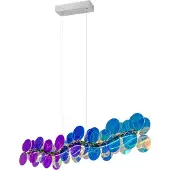 TRIO Reality Leuchten Pendelleuchte IRIDE BHT 86x150x7,50 cm bunt