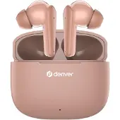 Denver TWE-48DR, True Wireless Stereo (TWS), 20 - 20000 Hz, Anrufe/Musik, Kopfhörer, Rose