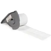 Brady M7-76-461, selbstlaminierender Polyester, Weiss/Transparent, matt, 15.24 x 25.40(41.28) mm, p