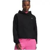 Under Armour Damen Kapuzenpullover Icon Fleece Hoodie 6013544-009 XS - Ultimate Black/White - XS