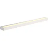 SLV 151791 SEDO 21, Wandleuchte, LED, 3000 K, eckig, weiß, Glas satiniert, Energiesparleuchte, L/B/H 89,5/8,5/4 cm, 33 W