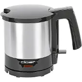 Cloer Wasserkocher 4720 1l 1800Watt schwarz/Edelstahl