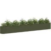 vidaXL Hochbeet im Garten Olive Grün 360 x 40 x 40 cm