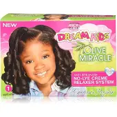 African Pride Dream Kids Olive Miracle - Children's REGULAR Anti-Breakage No-Lye Creme Relaxer System