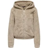 ONLY "ONLNEWANNA CONTACT SHERPA JKT OTW NOOS" mit Kapuze Kunstfaser