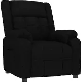 vidaXL Relaxsessel Schwarz Stoff