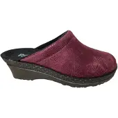 Rohde Hausschuhe Neustadt-50 2450 Damen Wine Red-Schuhgröße 36