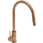 Swiss Aqua Technologies Küchenarmatur Edelstahl mit Herausziehbarer Brause Rosegold Gebürstet