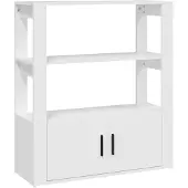 vidaXL Sideboard Weiß 80x30x90 cm Holzwerkstoff