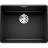 BLANCO Granitspüle "SUBLINE 500-F", schwarz, B:43cm H:19cm T:53cm, Verbundwerkstoff, Küchenspülen, Granitspüle, erhältlich in mehreren Farben