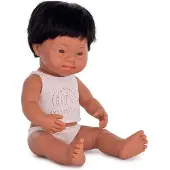 Miniland Lateinamerikanische Babypuppe Mit Down-syndrom 38 Cm Beige Beige One Size