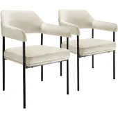 TecTake Armlehnstuhl Doé gepolstert 58 x 62 x 85 cm