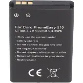 AccuCell Akku passend für den Doro PhoneEasy 510 Akku DBC-800A, DBC-800B, DBR-800A