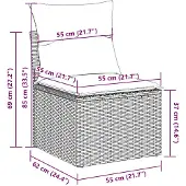 vidaXL 7-tlg. Schafschermaschine-Set 550 W