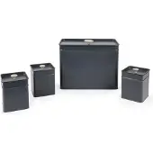 Salter BW126131EU7 Marino 4-Piece Bread Bin & Canister Set