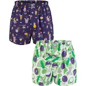 Lousy Livin Boxershorts "Coconut & Cocktails" mit buntem Allover-Print