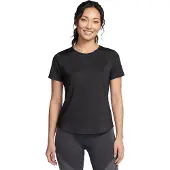 SKECHERS Stride Performance T-Shirt Damen Schwarz Activewear T-Shirts
