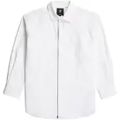 G-Star Langarmshirt "Oversized Zip Popeline-Hemd"