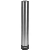 San Jamar Kleiner Becherspender zum Herausziehen, 6 10 oz. Becher f r Restaurants, Zuhause und B ro, Edelstahl, 23,5 Zoll, Silber