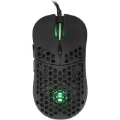 White Shark ΞSHARK Naginata, Beidhändig, Optisch, USB Typ-A, 16000 DPI, Schwarz