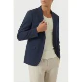 Guess Marciano By Fp Packable Blazer Reg Navy Sea Größe: 48 | Blazer Outlet | Herren | Blau