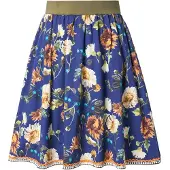 Ulla Popken Rock in marine | Gr.: 50 - Normalgröße