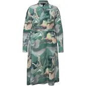 Ulla Popken Midikleid in matt grün | Gr.: 50-52