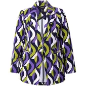 Ulla Popken Jerseyblazer in marine | Gr.: 58-60